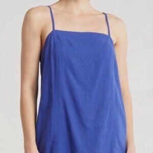 Madewell blue linen minidress (size 2)